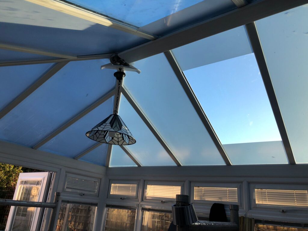before-conservatory-celing-fitted