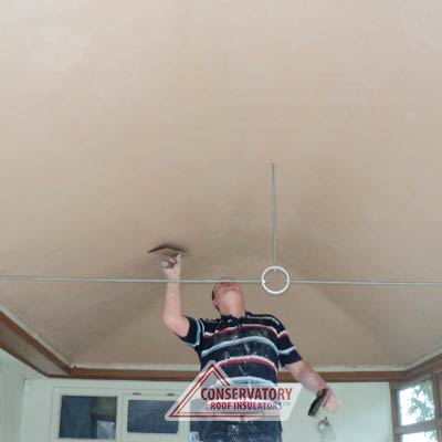 conservatory roof insulation plastering skimming dartford