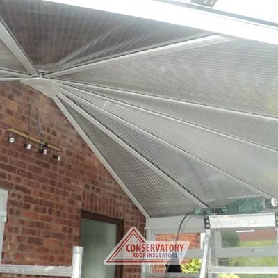conservatory roof insulation preparing to fit yorkshire